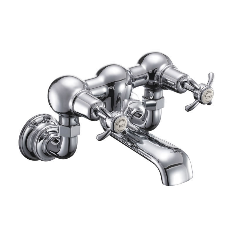 Anglesey Medici Regent bath filler - wall mounted